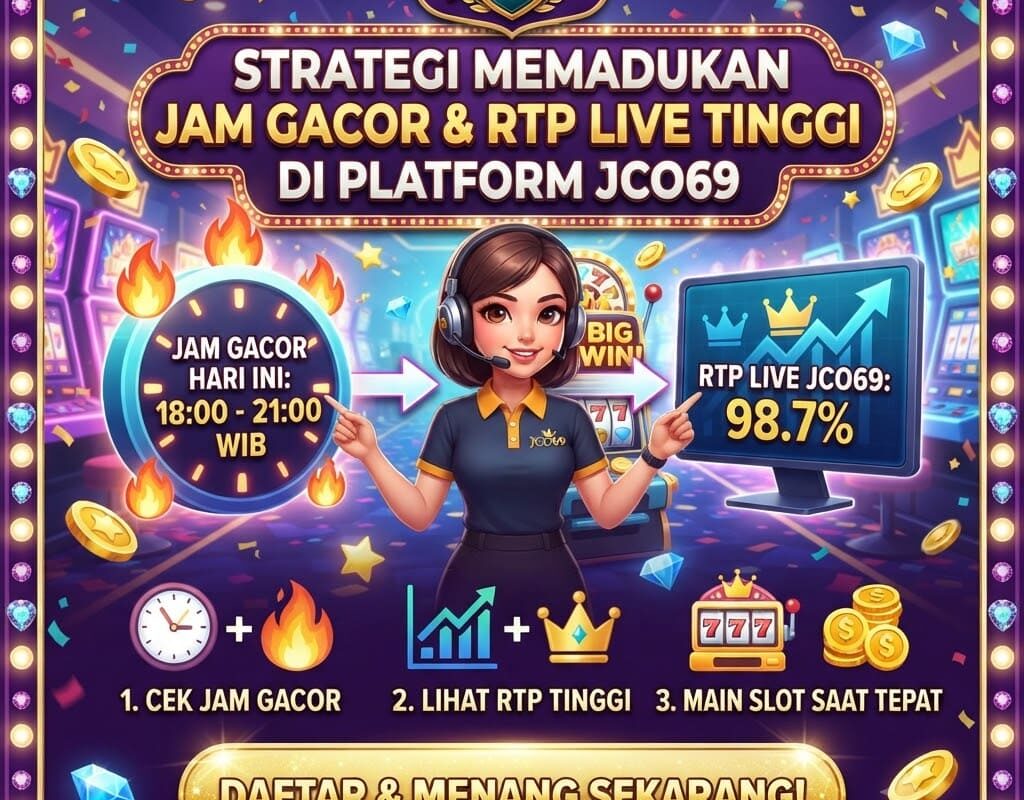 Strategi Memadukan Jam Gacor dan RTP Live Tinggi di Platform JCO69